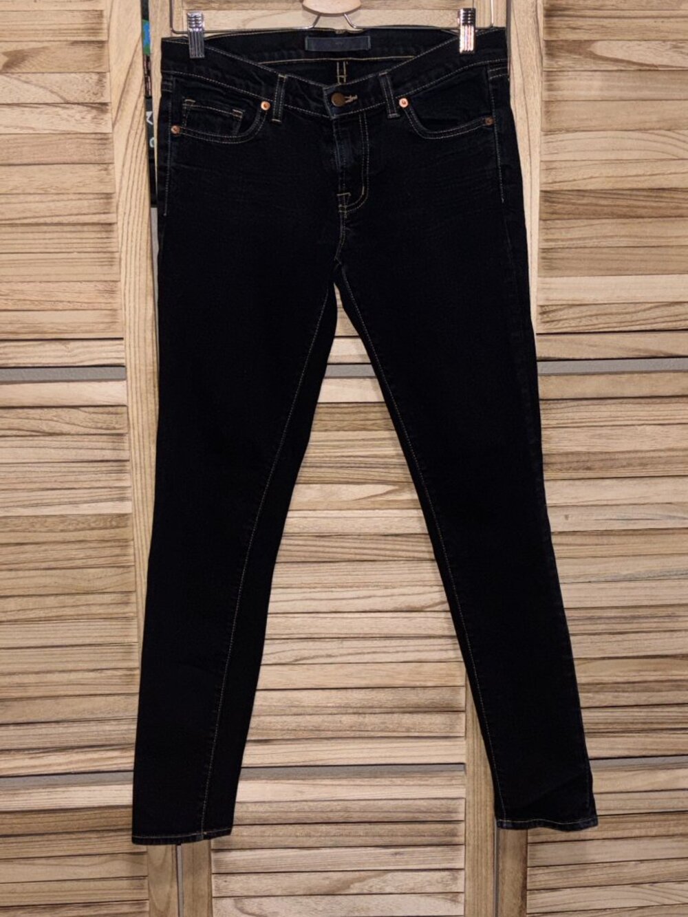 J Brand 910 Skinny Leg Jeans Dark Indigo Wash Stretch Denim Sz 29